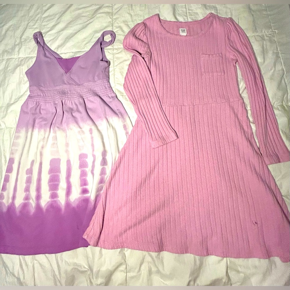 Girls Size Small Lot Of 2 Dresses